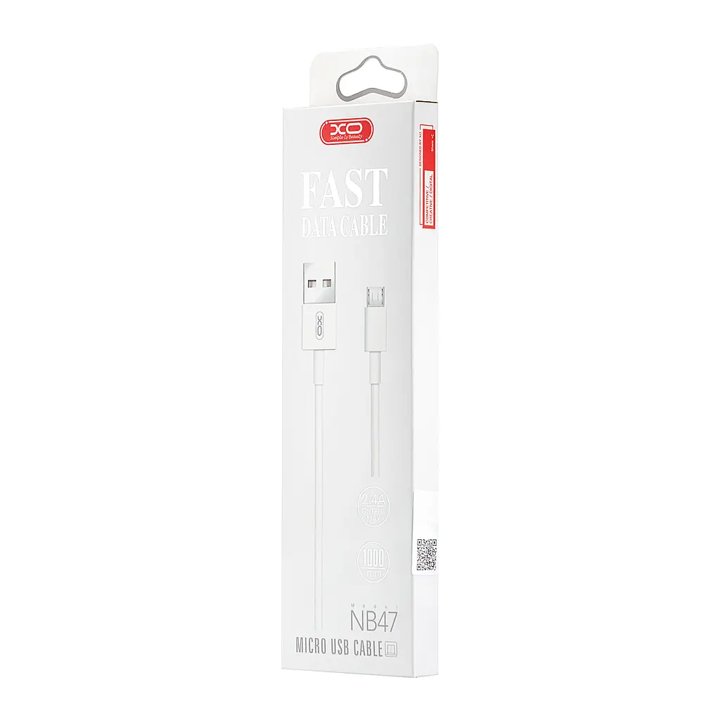 Кабель XO NB47 Micro USB Original білий - фото 2