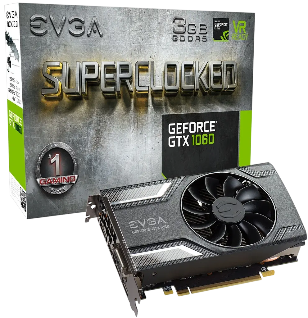 Відеокарта GeForce GTX 1060 3GB Evga Gaming (03G-P4-6162-KR) Б/В - фото 4