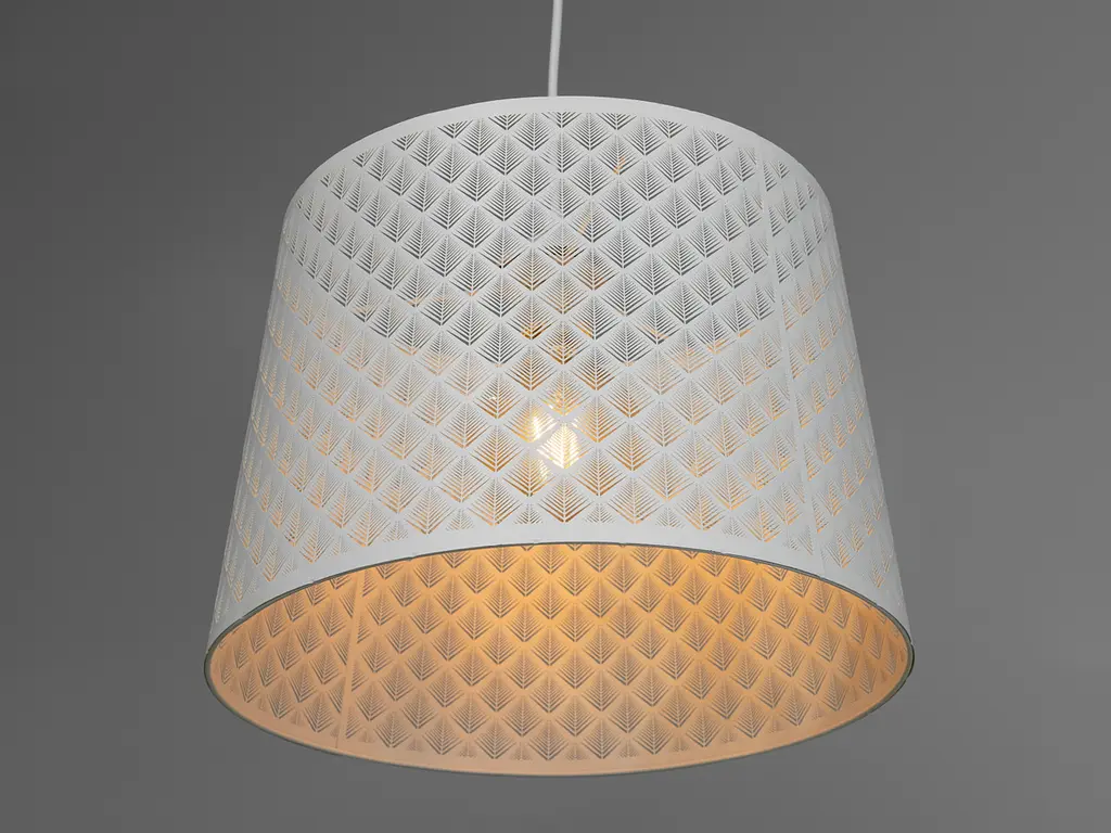 Подвесной светильник Diasha 8393-1WH "Геометрия", E27, 40W, белый, 115 см, стиль Лофт для кухни - фото 3