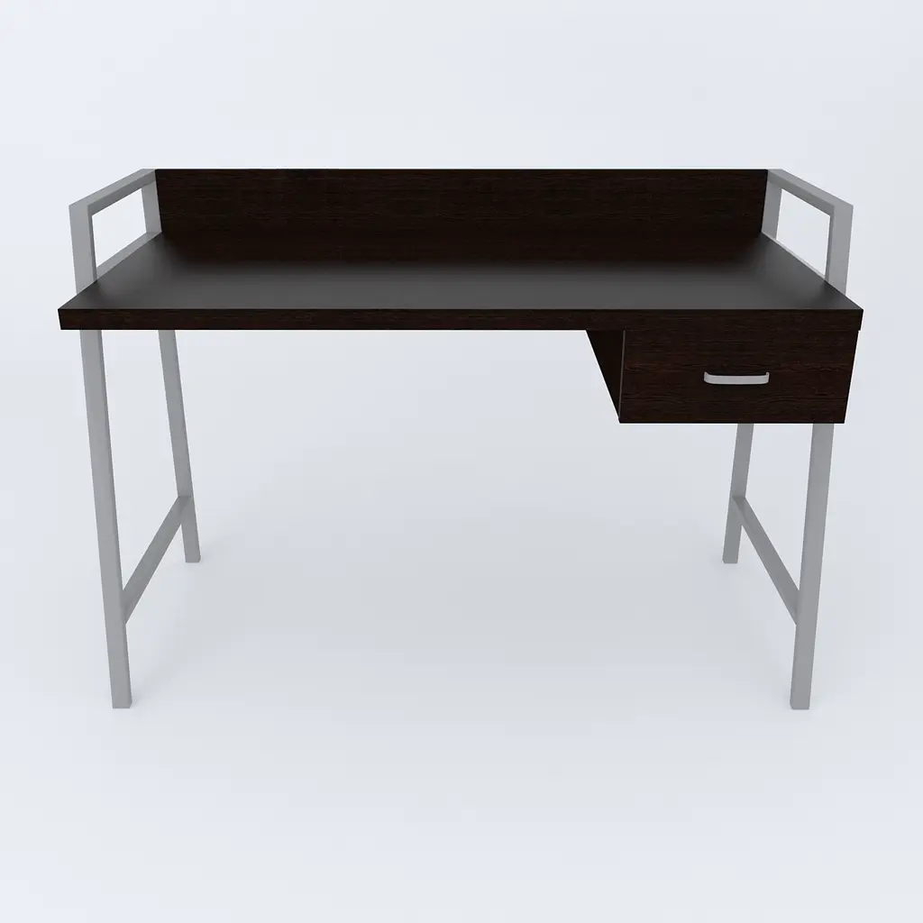 Письменный стол Ferrum-decor 750x1200x600 Серый металл ДСП Венге Магия 32 мм (FRD-105376) - фото 2