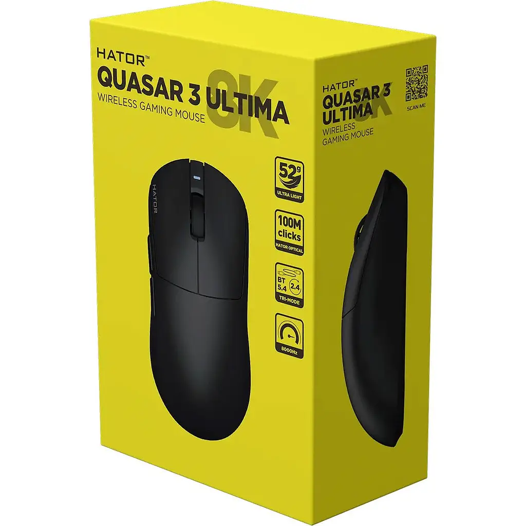 Миша Hator Quasar 3 Ultima 8K Wireless Black Edition (HTM762) [177416] - фото 7