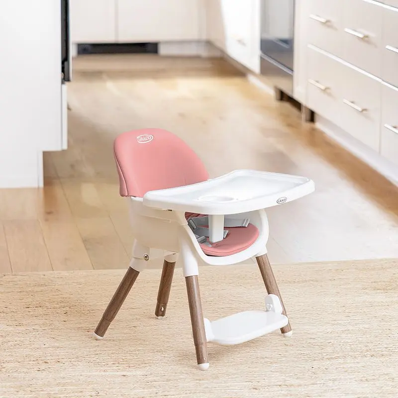Стільчик для годування 3 в 1 Graco Presti Рожевий (3AJ999DSTEU) - фото 4