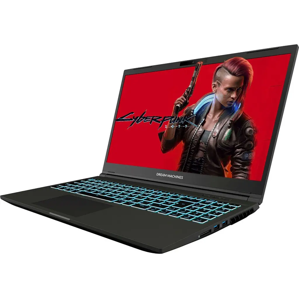 Ноутбук Dream Machines RG3050-15 RG3050-15UA83 (15.6 FHD WVA 144 Hz, Intel Core i5-12450H, 16 GB, 512 SSD, RTX 3050 4 GB, DOS) Black (RG3050-15UA83) - фото 3