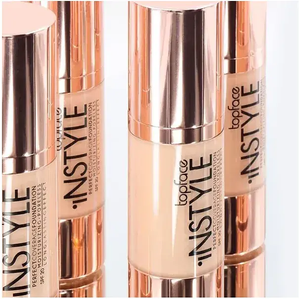 Тональная основа TopFace Instyle Perfect Coverage Foundation PT463 тон 003, 30 мл - фото 6