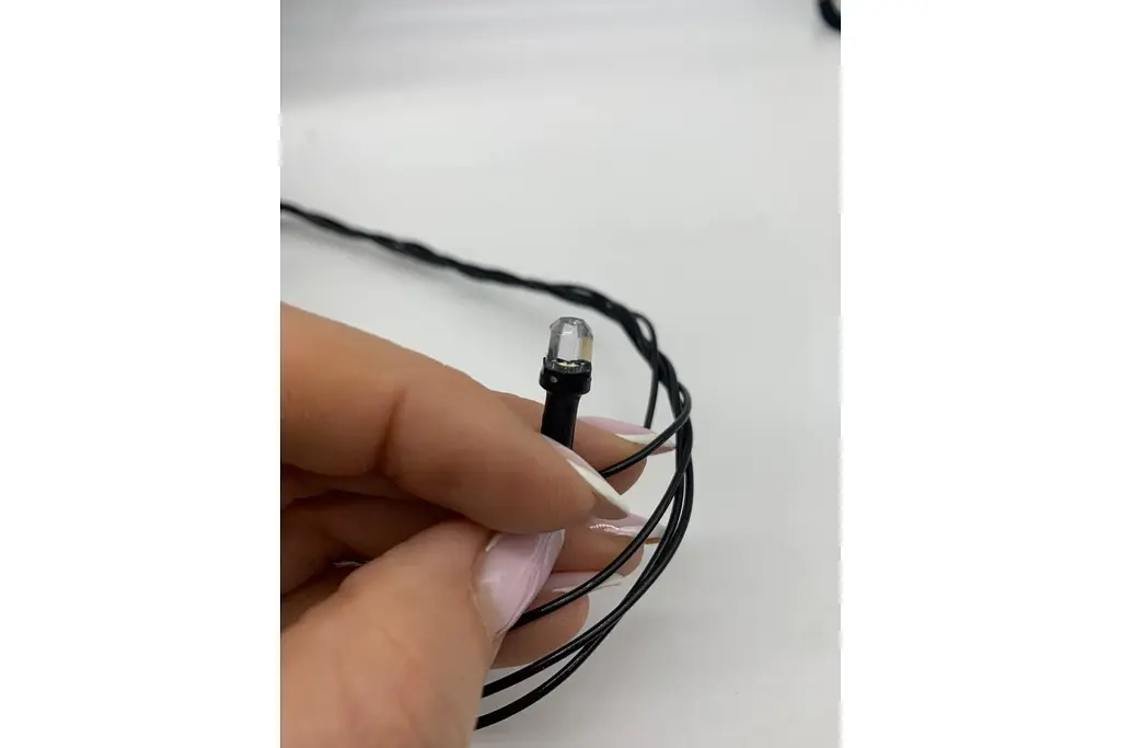 Гірлянда нитка на котушці, від мережі, 50м, 240LED, теплий білий/ Світлодіодна LED гірлянда на ялинку - фото 3
