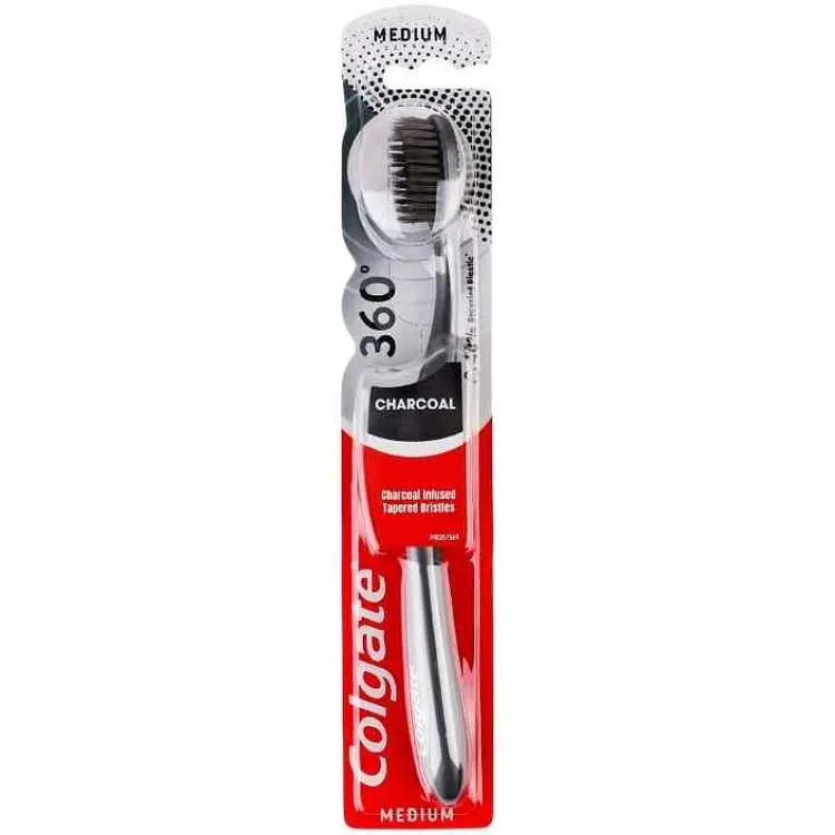 Зубна щітка COLGATE 1шт 360 Деревне вугілля