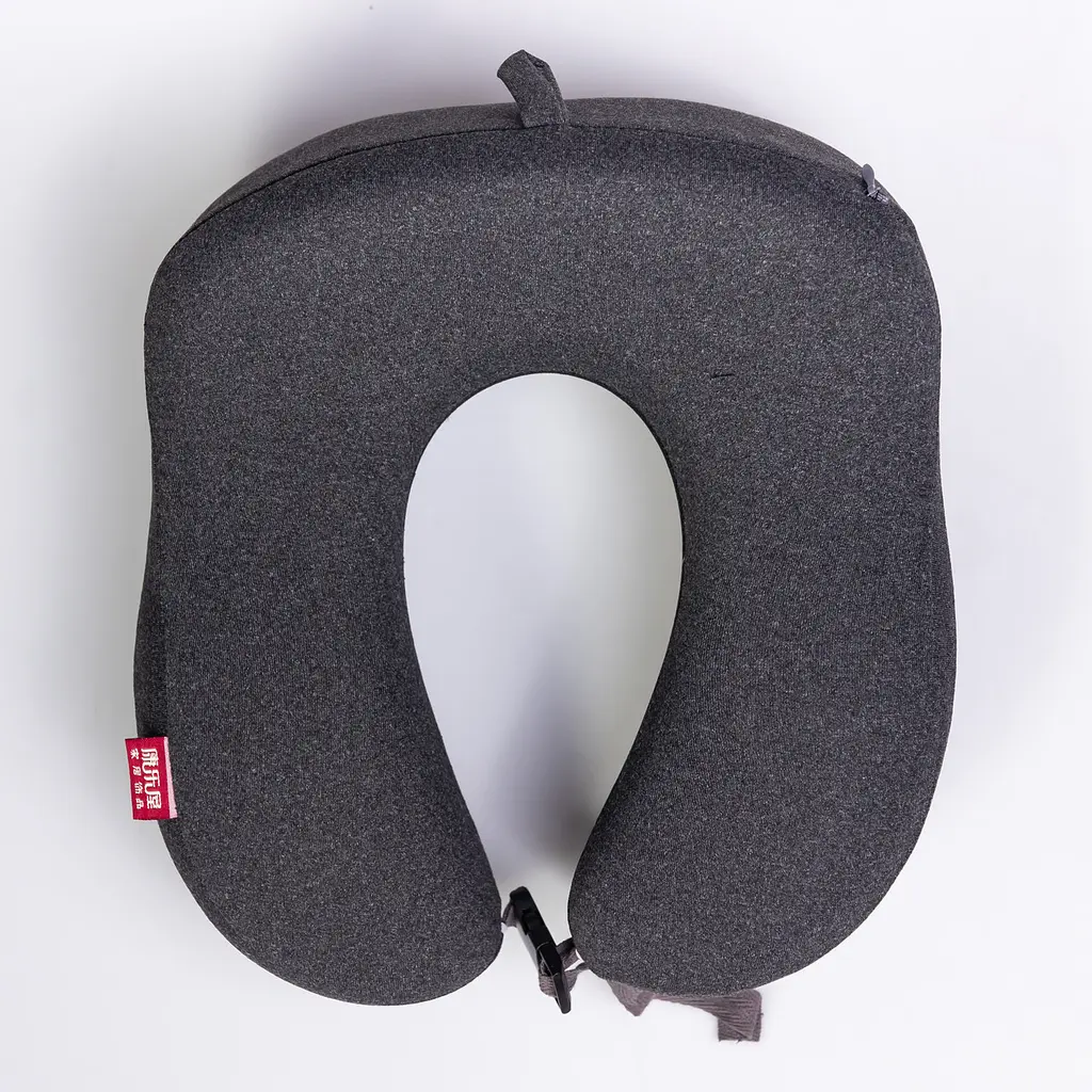 Подушка для шиї Yiwu Camelback HP-56-20B U-подібна Memory Foam ортопедична дорожня темно-сіра - фото 2