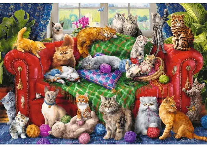 Пазл Trefl Кошенятка на дивані 1500 ел. (26198) - фото 2