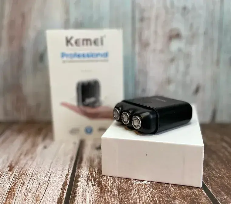 Електробритва Kemei KM-1005 (Портативна, Slim-корпус, USB-зарядка) - фото 5