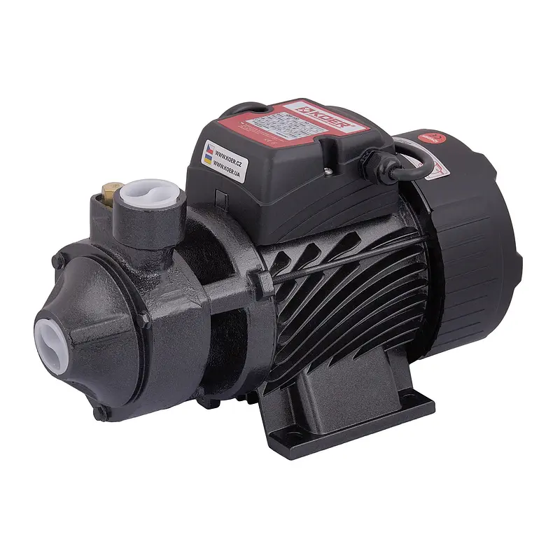 Насос поверхневий вихровий Koer QB-100 Н=75М, Q=3кбМ, P=900 Вт, 1"x1" KP3256 - фото 2