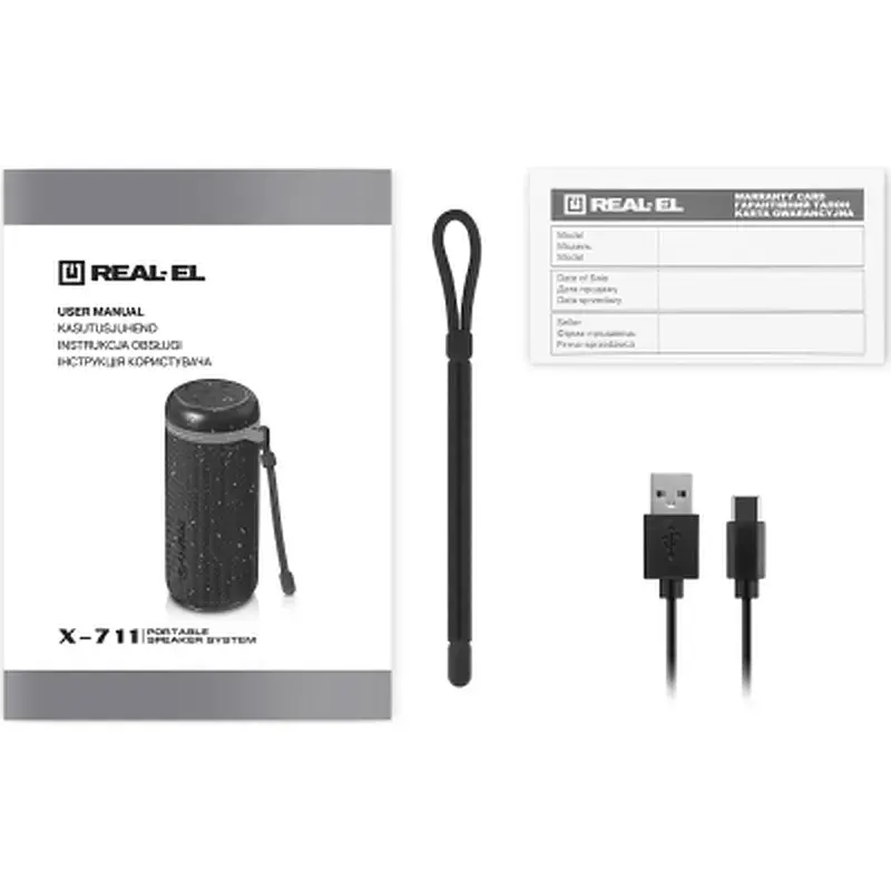 Акустична система REAL-EL X-711 Black (EL121600026) - фото 10