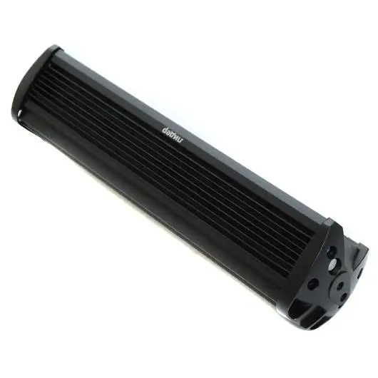 Світлодіодна балка фара LED 350x70x75 mm 60W (10W x 6) 10-30V ближній Black Line 1 шт. (4067) - фото 3