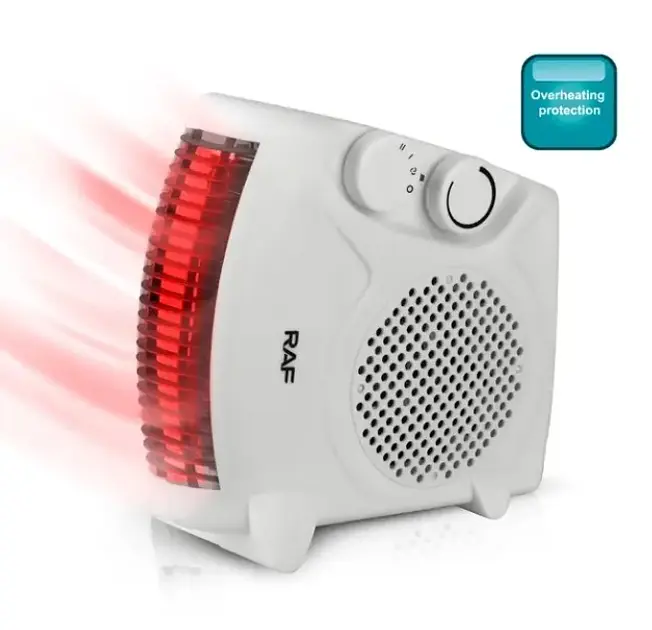 Тепловентилятор дуйка Raf R-1183 2000Вт Білий - фото 2