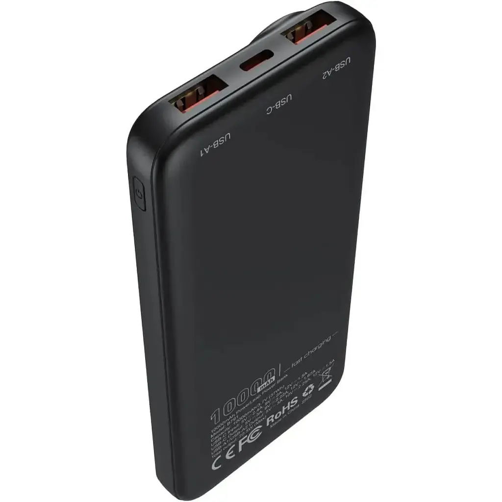Павербанк Choetech Black 10 000 mAh / 22.5 Вт (M15-B791-ACBK-NG) - фото 3