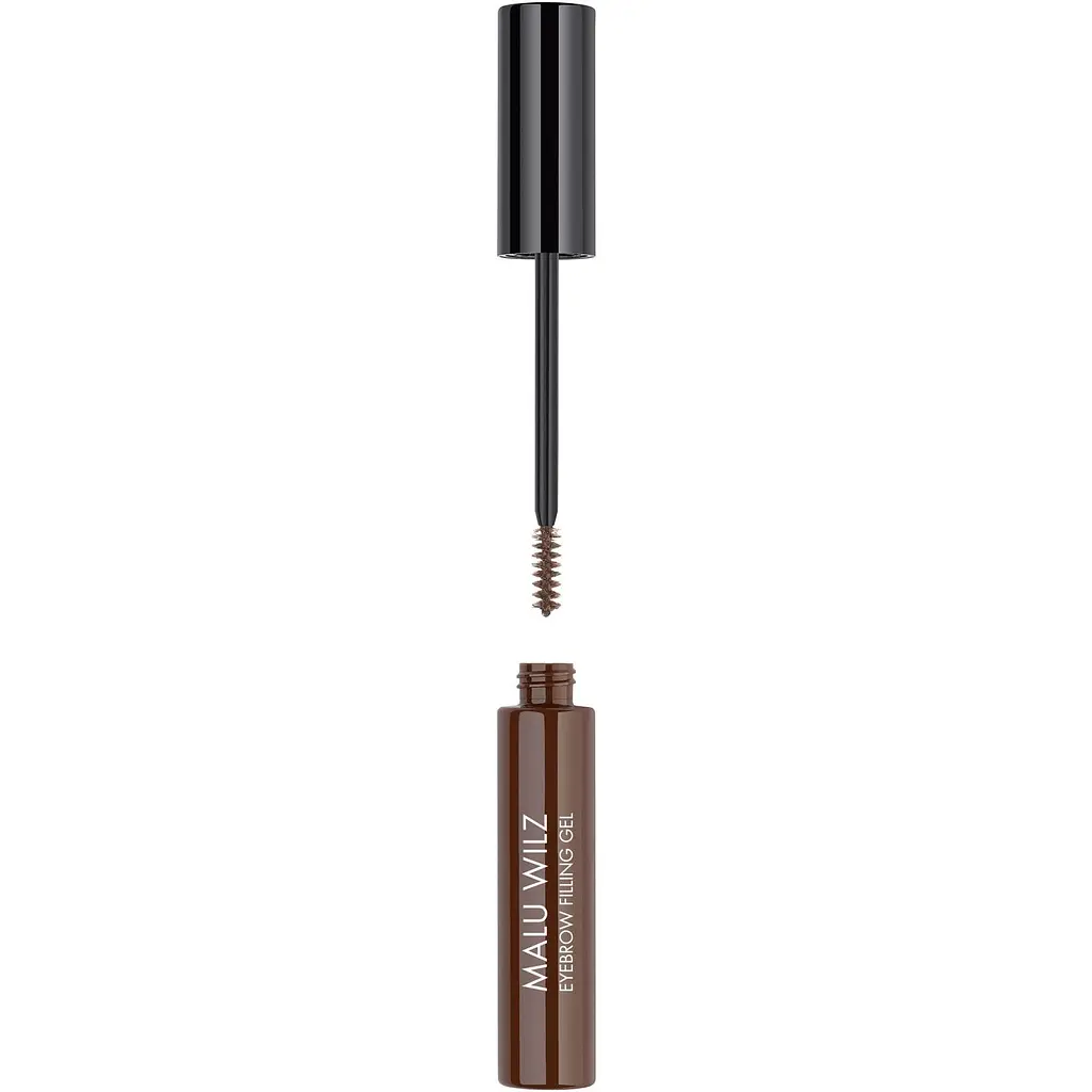 Гель для брів Malu Wilz Eyebrow Filling Gel Dark Brown тон 4, 8 мл - фото 2