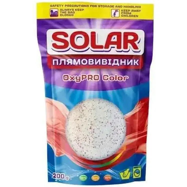 Плямовивідник SOLAR 200г Кисневий “OXYPRO COLOR”