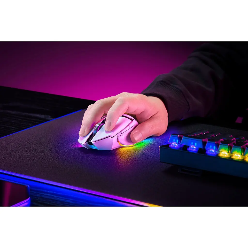 Мишка Razer Basilisk V3 Pro 35K Wireless/Bluetooth White (RZ01-05240200-R3G1) - фото 2