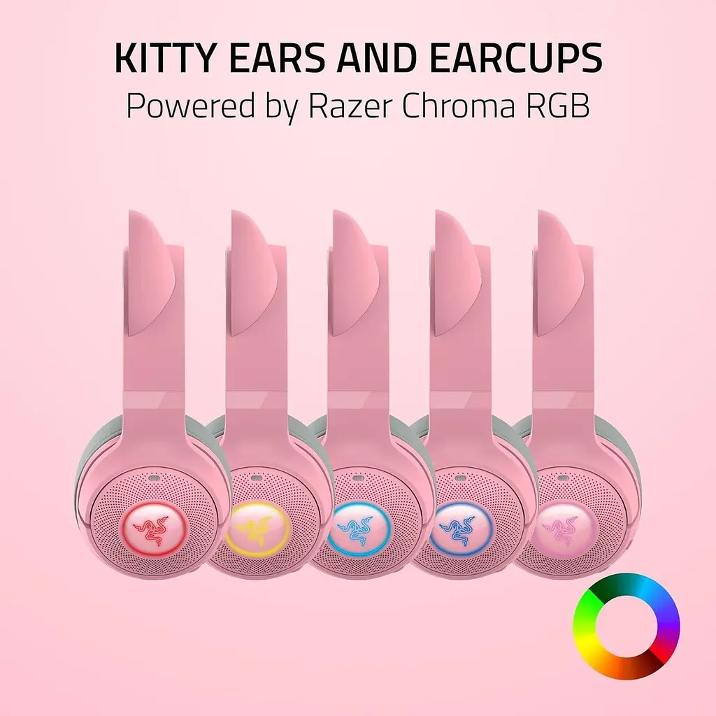 Ігрова гарнітура Razer Kraken Kitty V2 BT Quartz (RZ04-04860100-R3M1) - фото 10