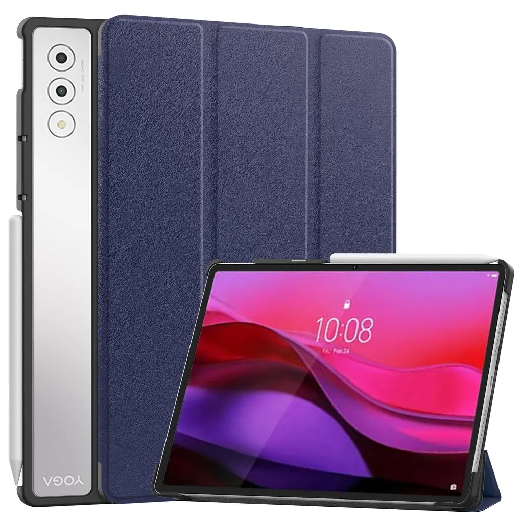 Чохол до планшета BeCover Smart Case Lenovo Yoga Tab Plus 12.7" Deep Blue (713430) - фото 8