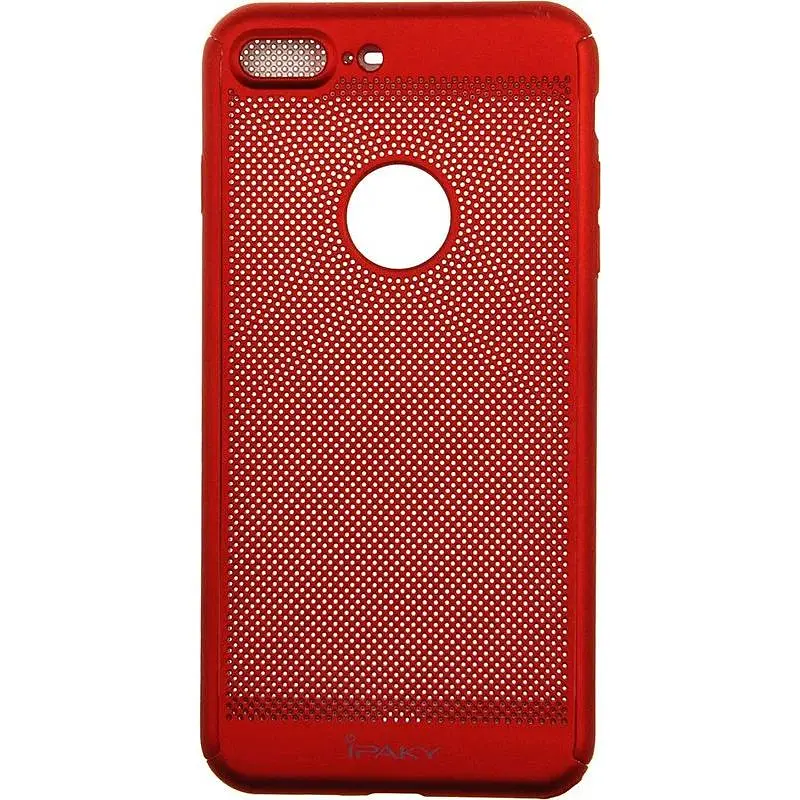 Чохол-накладка iPaky 360 Mesh PC Heat Dissipation cover case 3 in 1 iPhone 7 Plus Red - фото 3