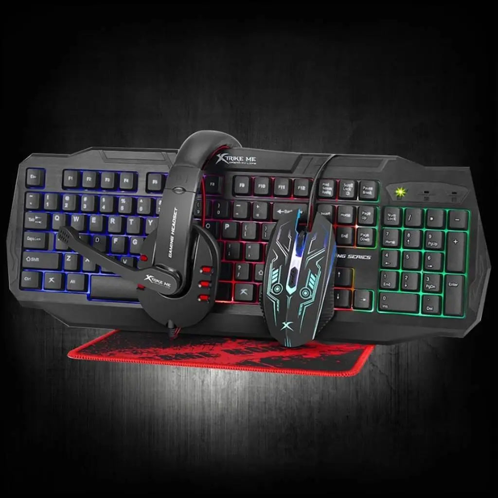 Игровой набор 4 в 1 наушники клавиатура Xtrike Me cm-406 - фото 2