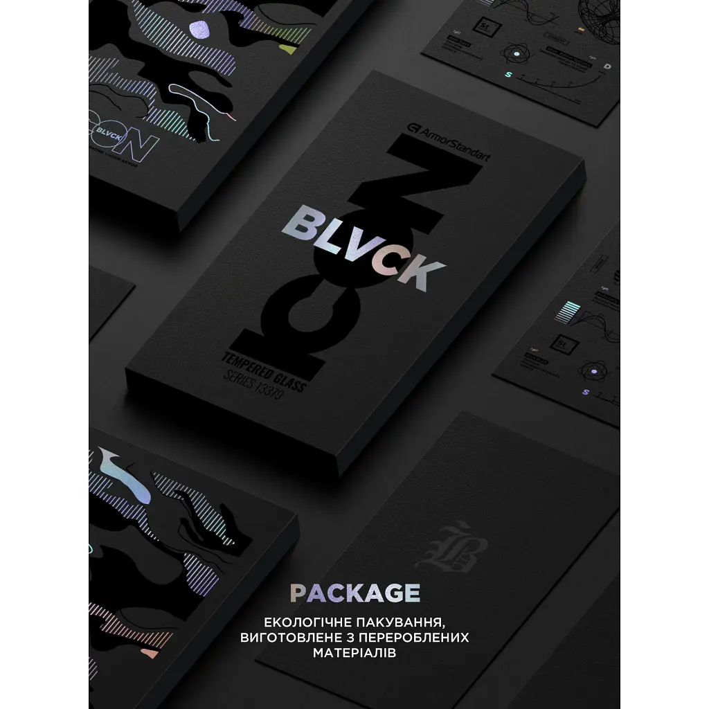 Стекло защитное Armorstandart Supreme Black Icon Apple iPhone 17 Pro Max (ARM86401) - фото 12