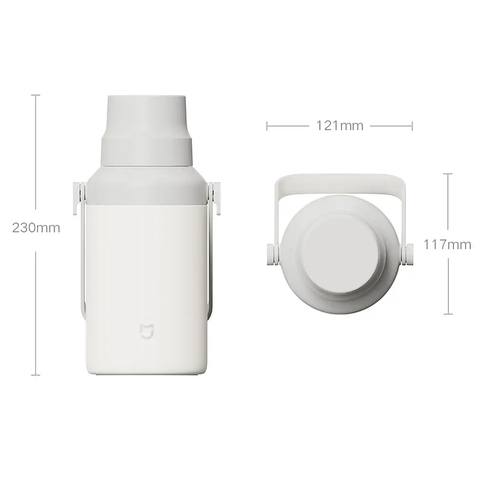 Термос Xiaomi MiJia Big Belly Thermos Cup 1L (MJDDB01PL) Green - фото 9