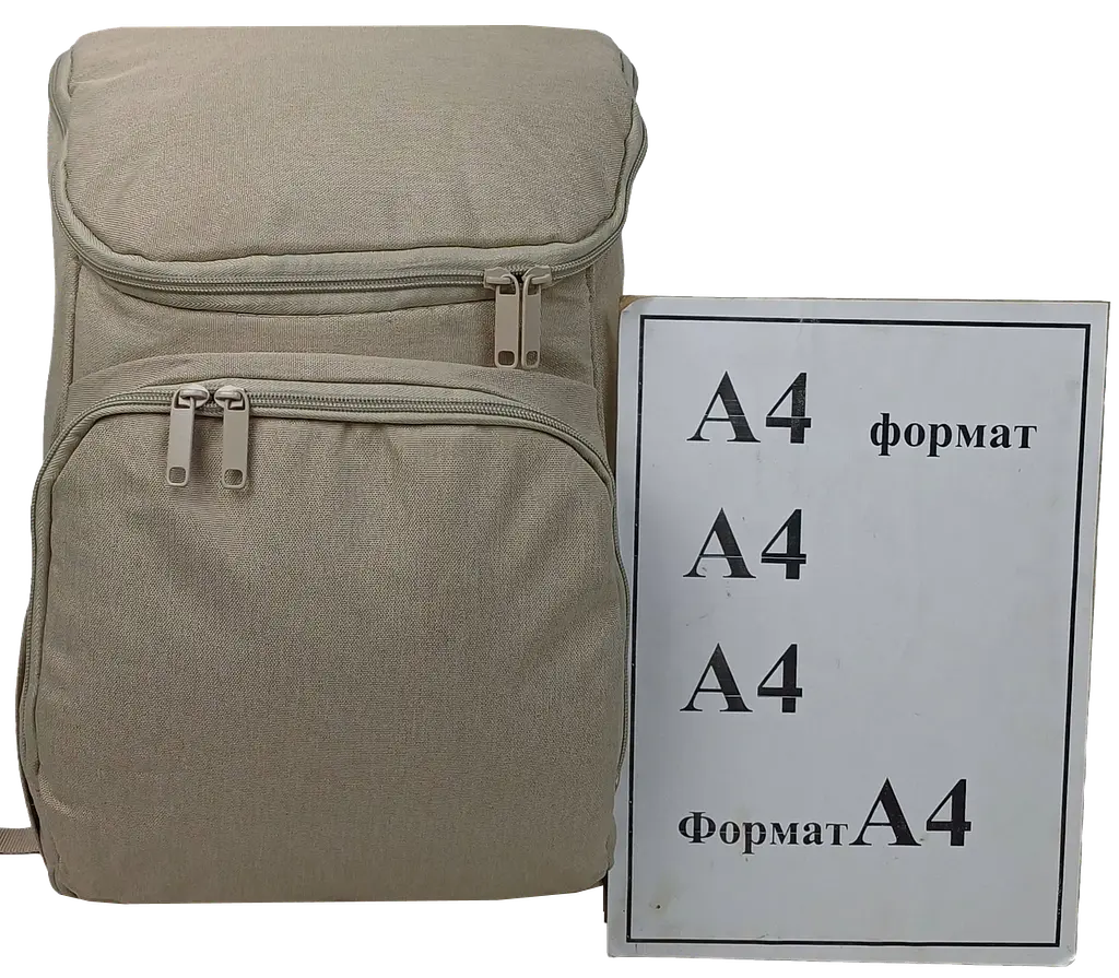 Рюкзак для мам з пелюшковими килимками Live in Style 16 л 40.5x24x19 см поліестер бежевий - фото 10
