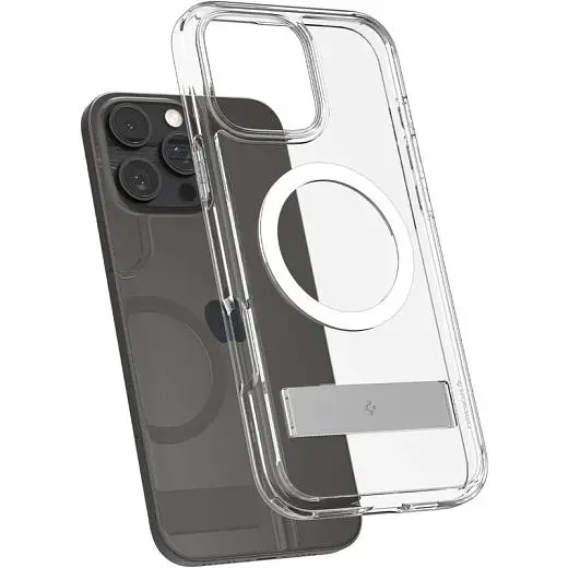 Прозорий чохол Spigen Ultra Hybrid S MagSafe Crystal Clear для iPhone 16 Pro (ACS08142) - фото 2