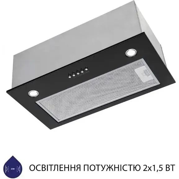 Витяжка вбудована Minola HBI 5327 BL 800 LED - фото 4