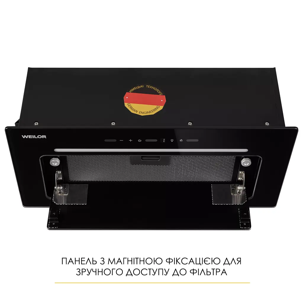 Витяжка повновбудована WEILOR LUMINA WBG 66 BLACK - фото 10