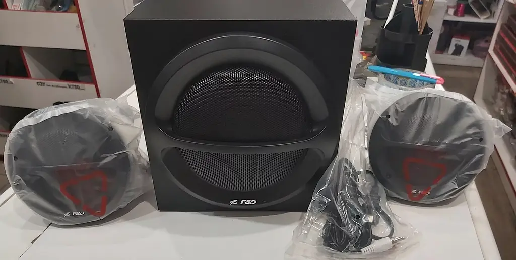 Комп'ютерні акустичні колонки F&D A111 plus Чорний - фото 6
