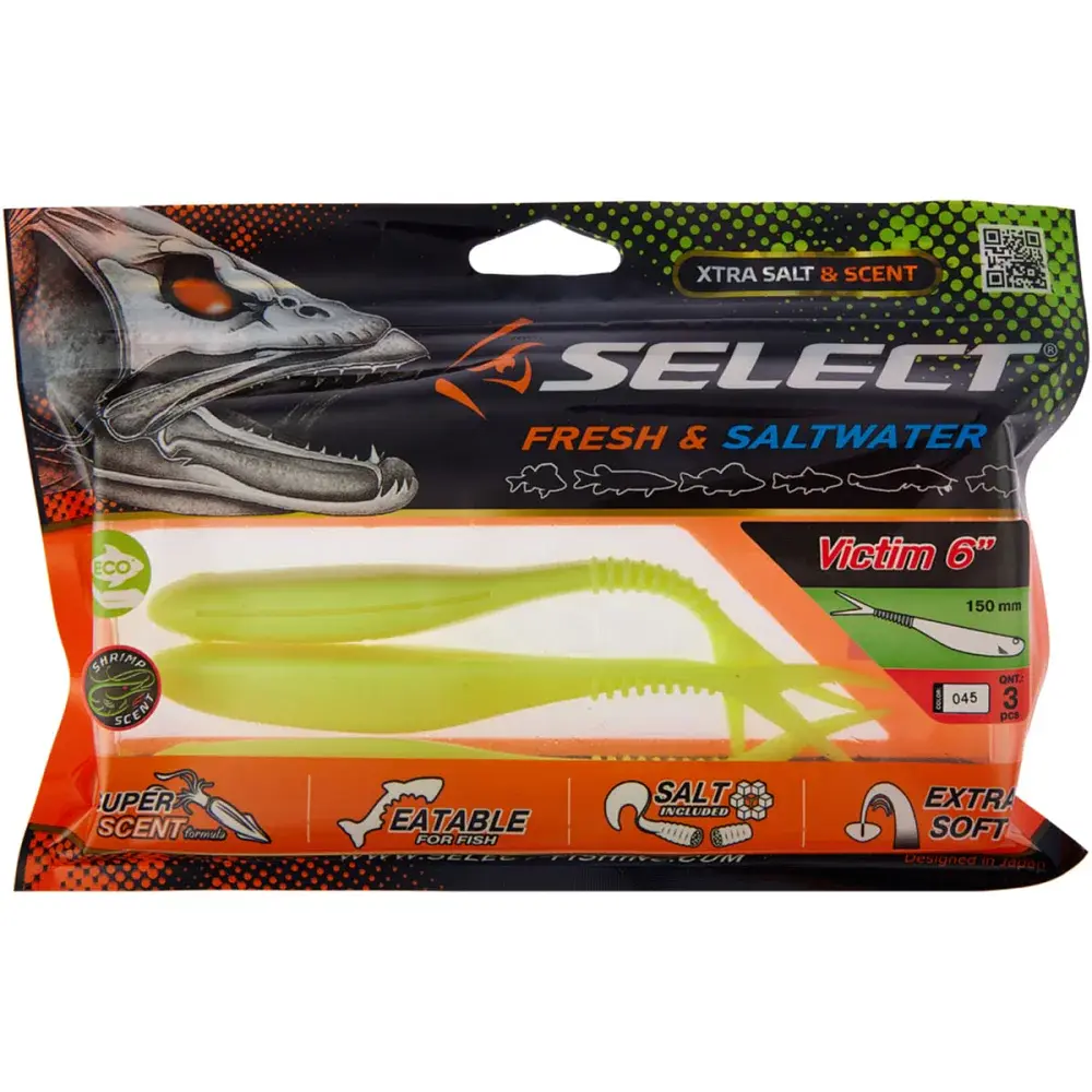 Силикон Select Victim V-Tail 6" #045 (3 шт/уп) - фото 2