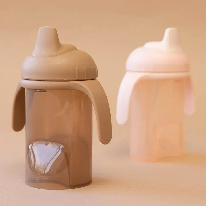Чашка-непроливайка Difrax Non-Spill Sippy Cup Soft с силиконовым носиком 250 мл Caramel (704 Caramel) - фото 5