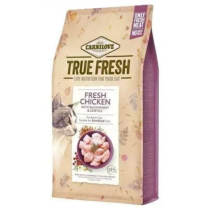 Сухий корм Carnilove True Fresh Cat для дорослих котів з куркою 1 8 кг