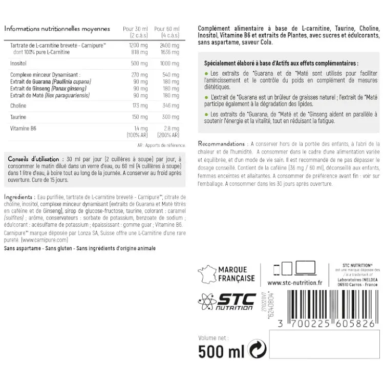 Концентрат спалювач жиру Kill-Fit Concentre Brule Graisse 500 мл - фото 2