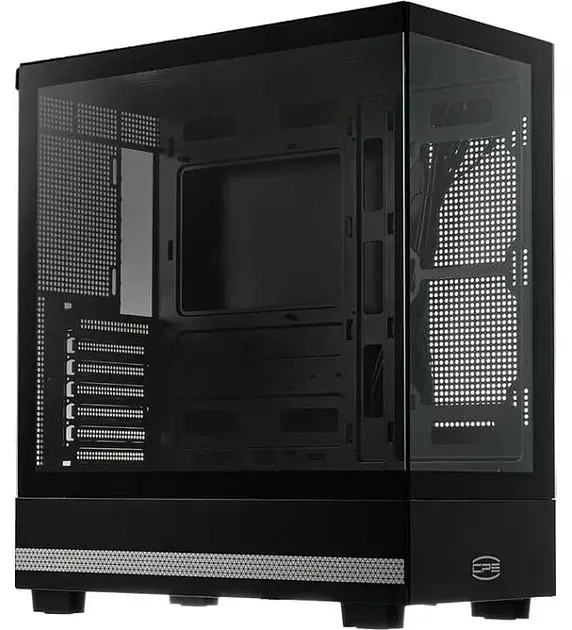 Корпус PCcooler CPS C3Q500 BK чорний ATX/Micro ATX/Mini-ITX безБП (LxWxH)435x215x495мм (C3Q500BKD000-GL)