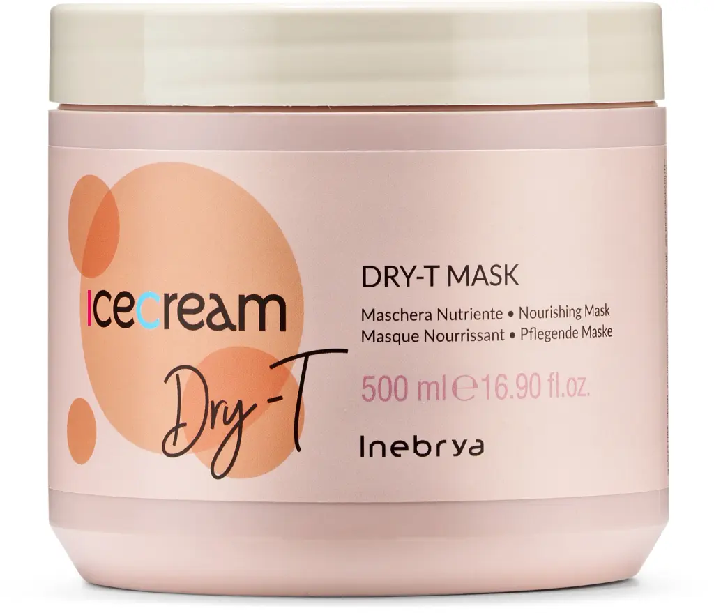 Маска для сухого, кучерявого й фарбованого волосся Inebrya Mask Dry-T 500 мл - фото 2