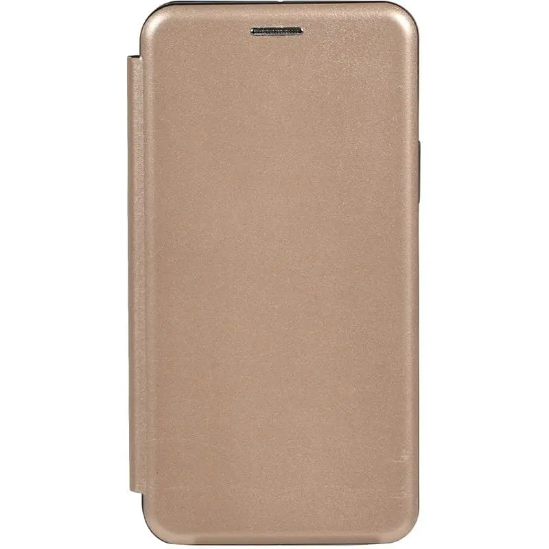 Чохол-накладка Toto Book Rounded Leather Case Apple iPhone 12 Mini Gold - фото 2