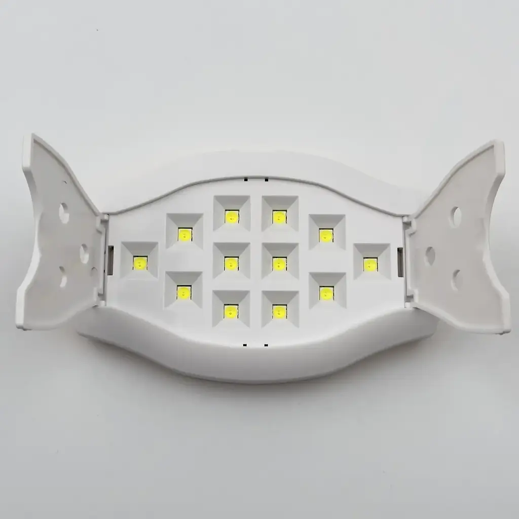 Мини UV/LED лампа Sun 17 Plus для сушки ногтей на USB сложная сенсорная для маникюра и педикюра 60 Вт Розовый - фото 3