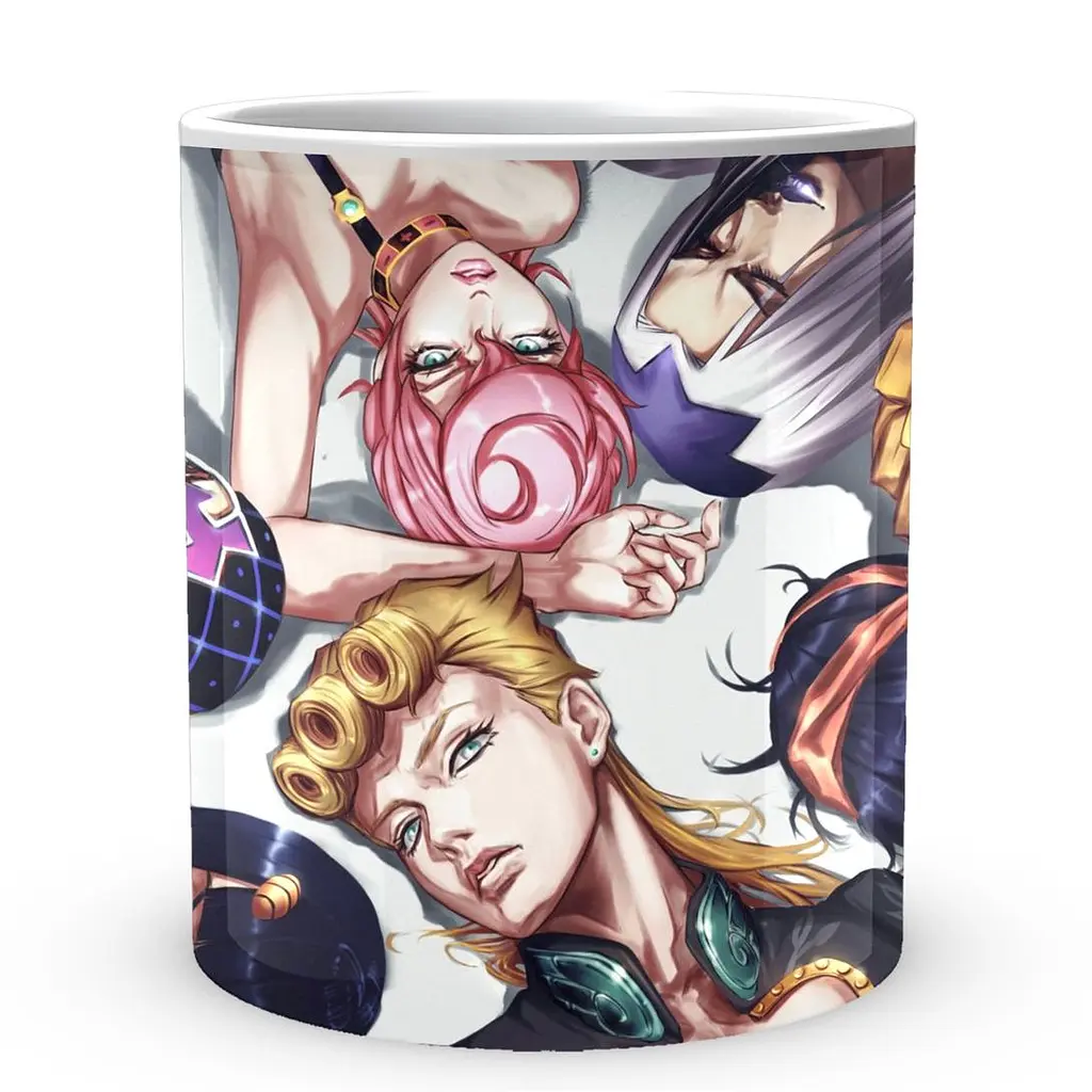 Кухоль GeekLand Неймовірні пригоди ДжоДжо JoJo's Bizarre Adventure Банда Буччеллати в Passione JJ 02.425 330 мл білий - фото 2