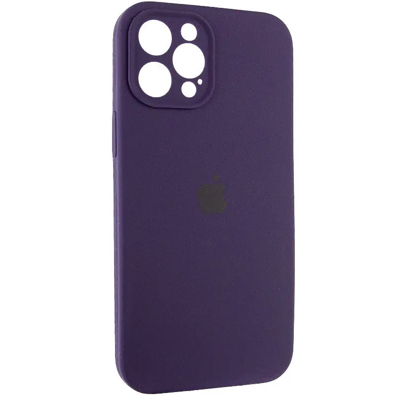 Чохол Silk Full Camera Protective (AA) NO LOGO для Apple iPhone 12 Pro Max (6.7") Фіолетовий / Elderberry - фото 2