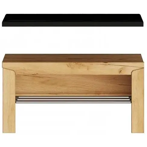 Тумба для обуви с подушкой Эверест Либерти 90х38х46 см дуб крафт белый (EVR-2209) - фото 2