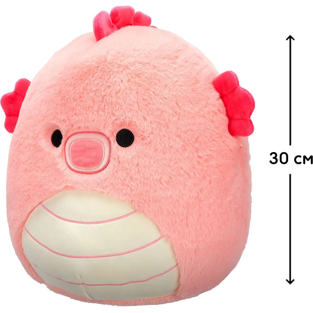 Мягкая игрушка Squishmallows Морской Конек Старла 30 см розовая (SQCR06758) - фото 6