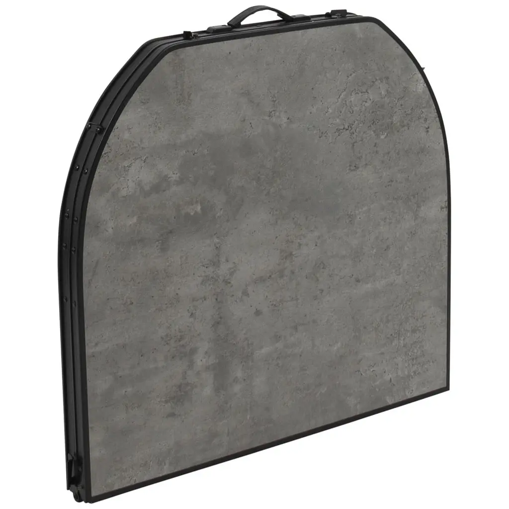 Стіл Bo-Camp Northgate Oval 150x80 cm Black/Grey (1404188) - фото 10