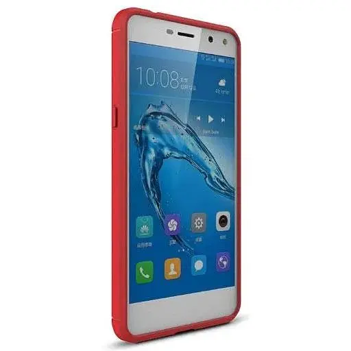 Чохол PRIMO Carbon Fiber Series для Huawei Y5 2017 Red - фото 2