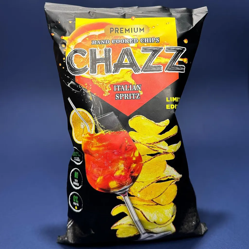 Чіпси Chazz Italian Spritz зі смаком аперолю 90 г