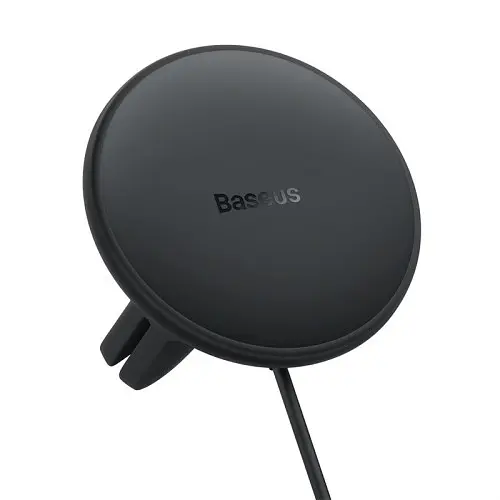 Бездротовий Автомобільний зарядний пристрій Baseus CW01 MagSafe Wireless Charging 15W (+АЗУ USB 25W) чорний C40141000111-01 - фото 3