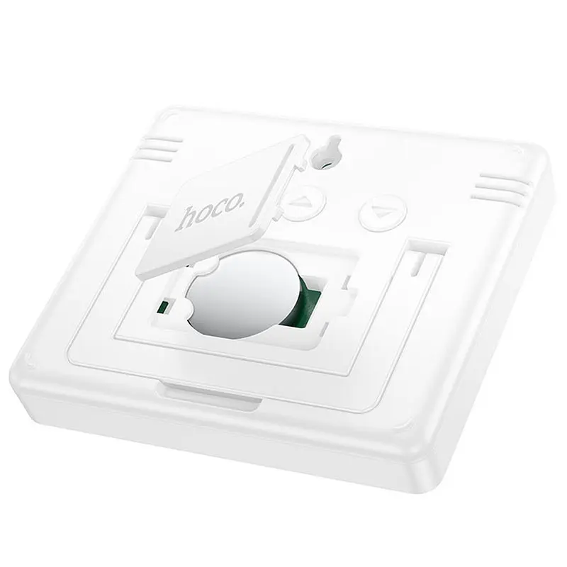 Електронний термогігрометр + годинник Hoco HX41 5in1 Indoor White - фото 4