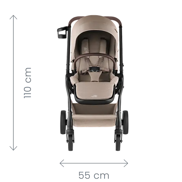 Коляска прогулянкова Britax-Romer Rio Carbon Black (2000041611) - фото 10